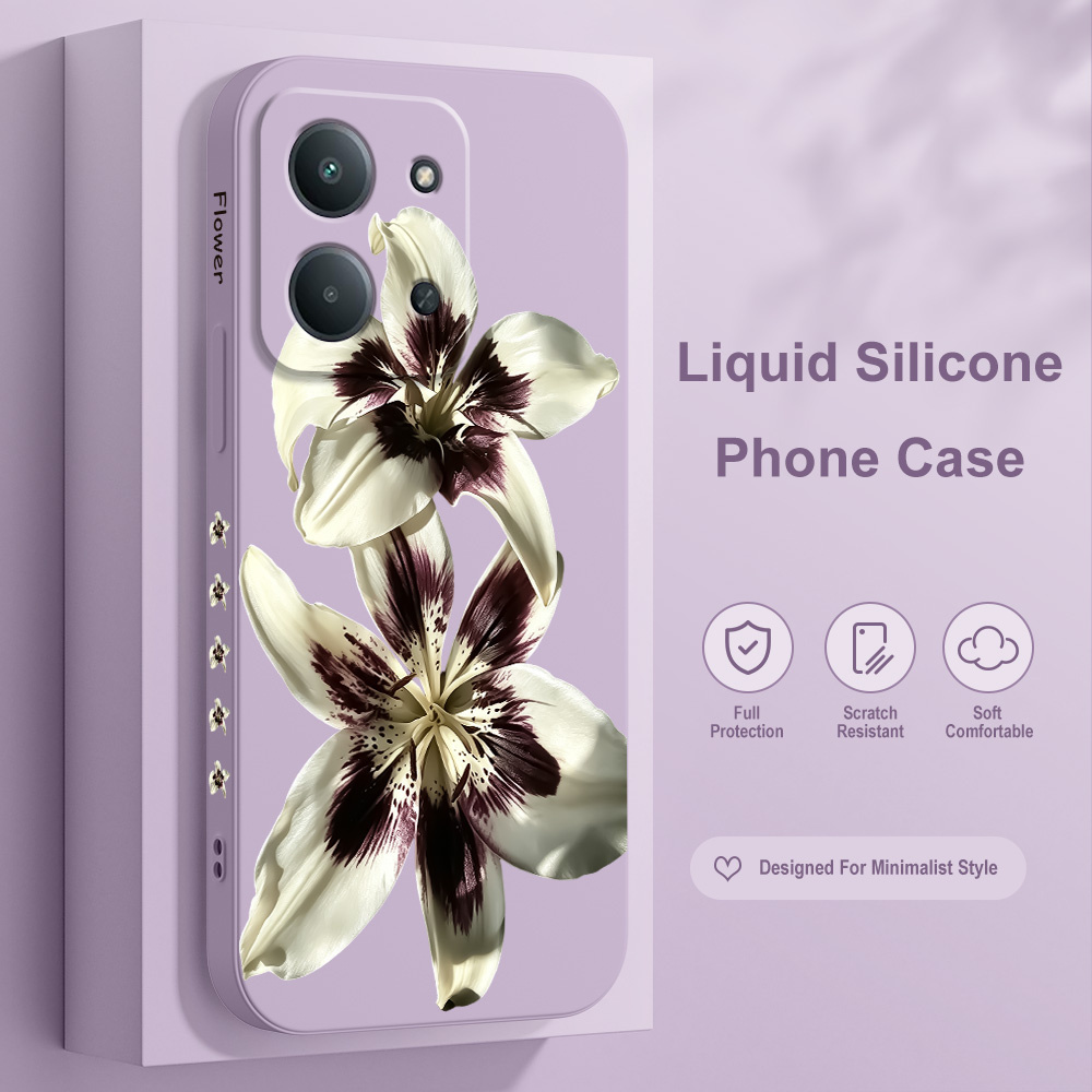 Xiaomi Poco X6 - Custodia per telefono Double Lilies per