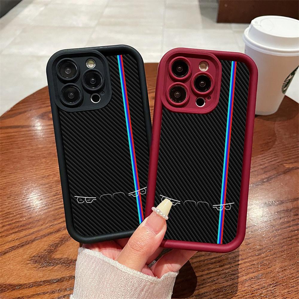 Apple Iphone 16 - Cover posteriore opaca in carbonio con